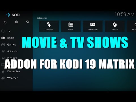 You are currently viewing NEW – MOVIE & TV SHOW ADDON FOR KODI 19 MATRIX